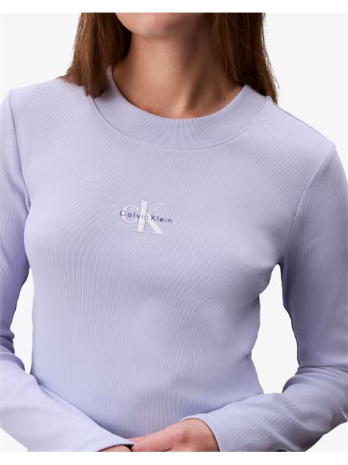 a ls monogram baby tee CALVIN KLEIN JEANS | LV047A803GTKF